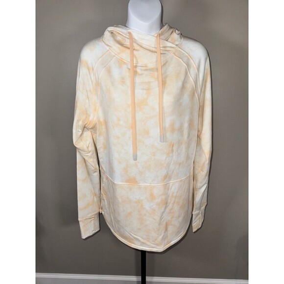 Title Nine Manresa Hoodie in Peach Tie Dye, Women's Size L NWOT - Picture 1 of 6